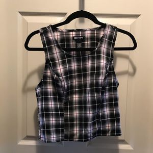 Hot topic Plaid Crop Top